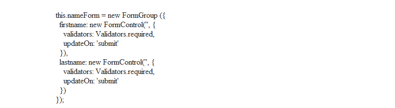 Angular Form Group Control Value Changes Example Angular 5 Forms Update - Pronteff