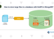 How to store large files in a database with GridFS in MongoDB?