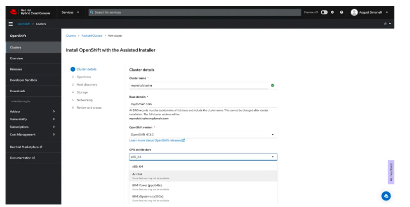 Understanding the Red Hat Hybrid Cloud Console for OpenShift