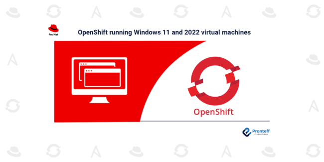 OpenShift running Windows 11 and 2022 virtual machines