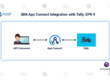 IBM App Connect Integration with Tally. EPR 9