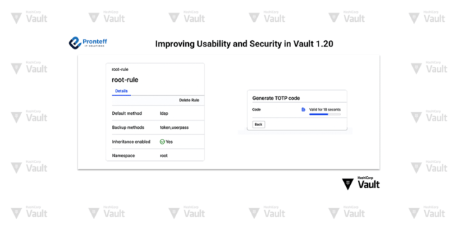 Improving Usability and Security in Vault 1.20