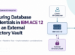 Securing Database Credentials in IBM ACE 12 with an External Directory Vault