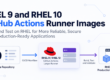 RHEL 9 and 10 on GitHub Actions: Architecture, Security and Trade-offs