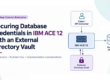 Secure ODBC Database Credentials in IBM ACE 12 with an External Directory Vault