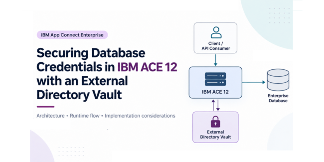 Secure ODBC Database Credentials in IBM ACE 12 with an External Directory Vault